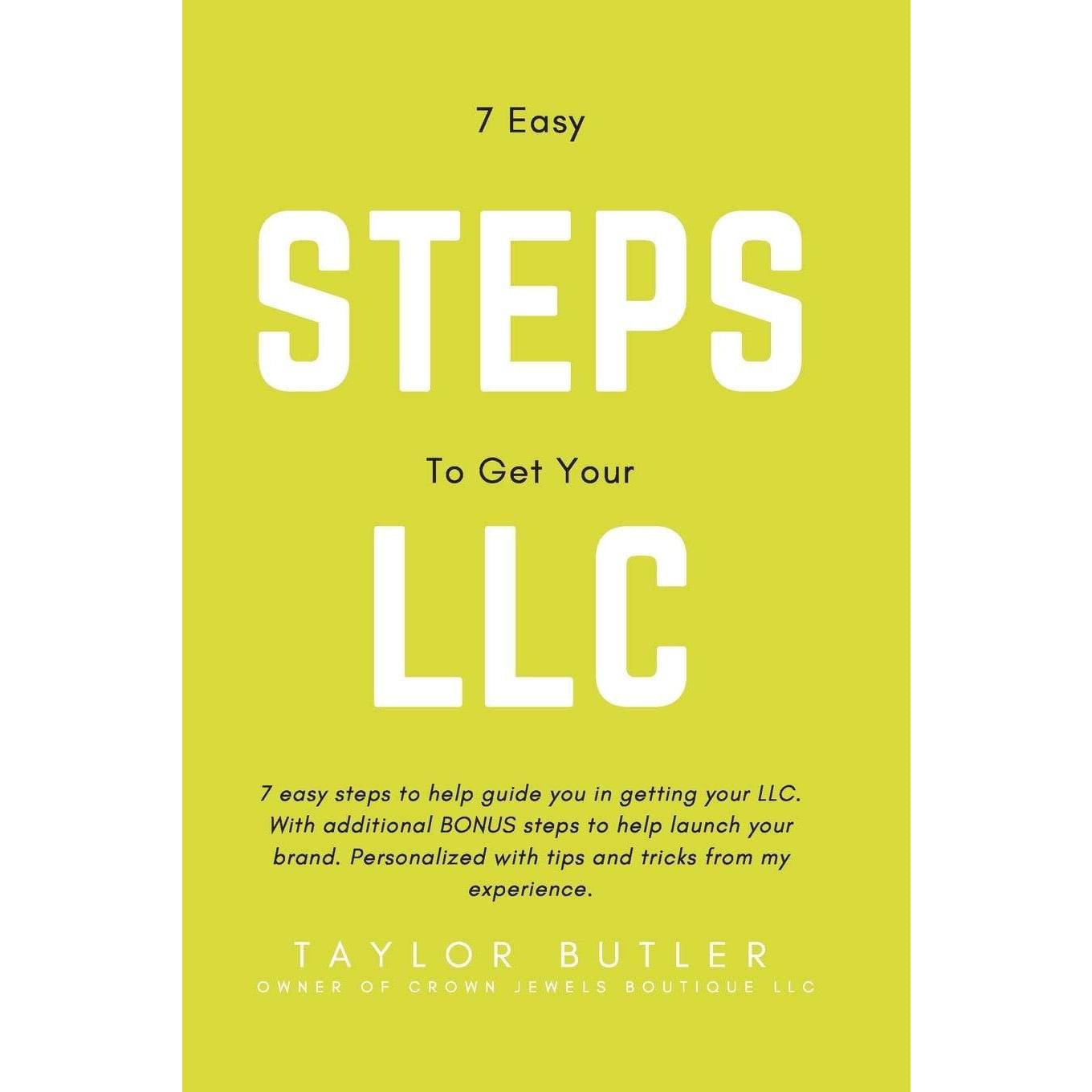 7 Easy Steps to Get Your LLC: A guide to level up your brand - Crown Jewels Boutique