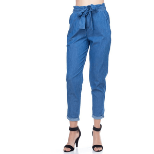 Chambray Blue Pants - Crown Jewels Boutique